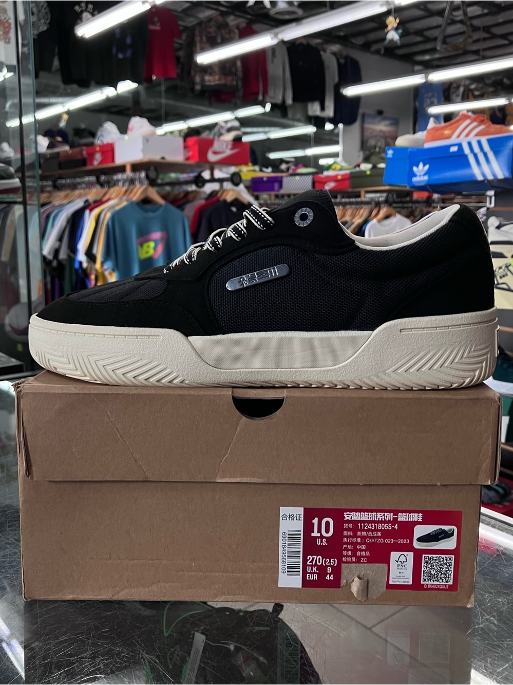 Anta Kai Tribe Black Size 10 - Picture 3 of 9